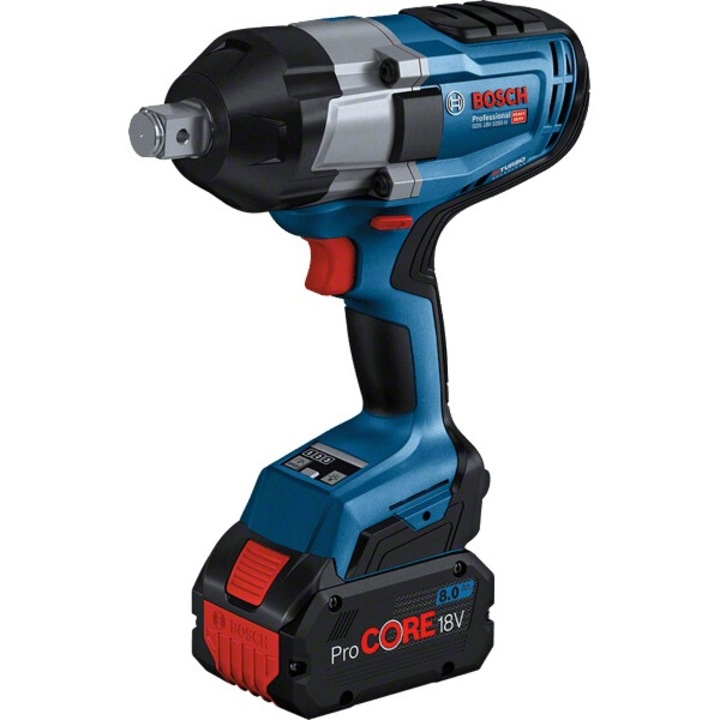 Бормашина Bosch GDS 18V-1050 H, 1750 RPM, 3/4", 2.9 kg, 120x120x25mm