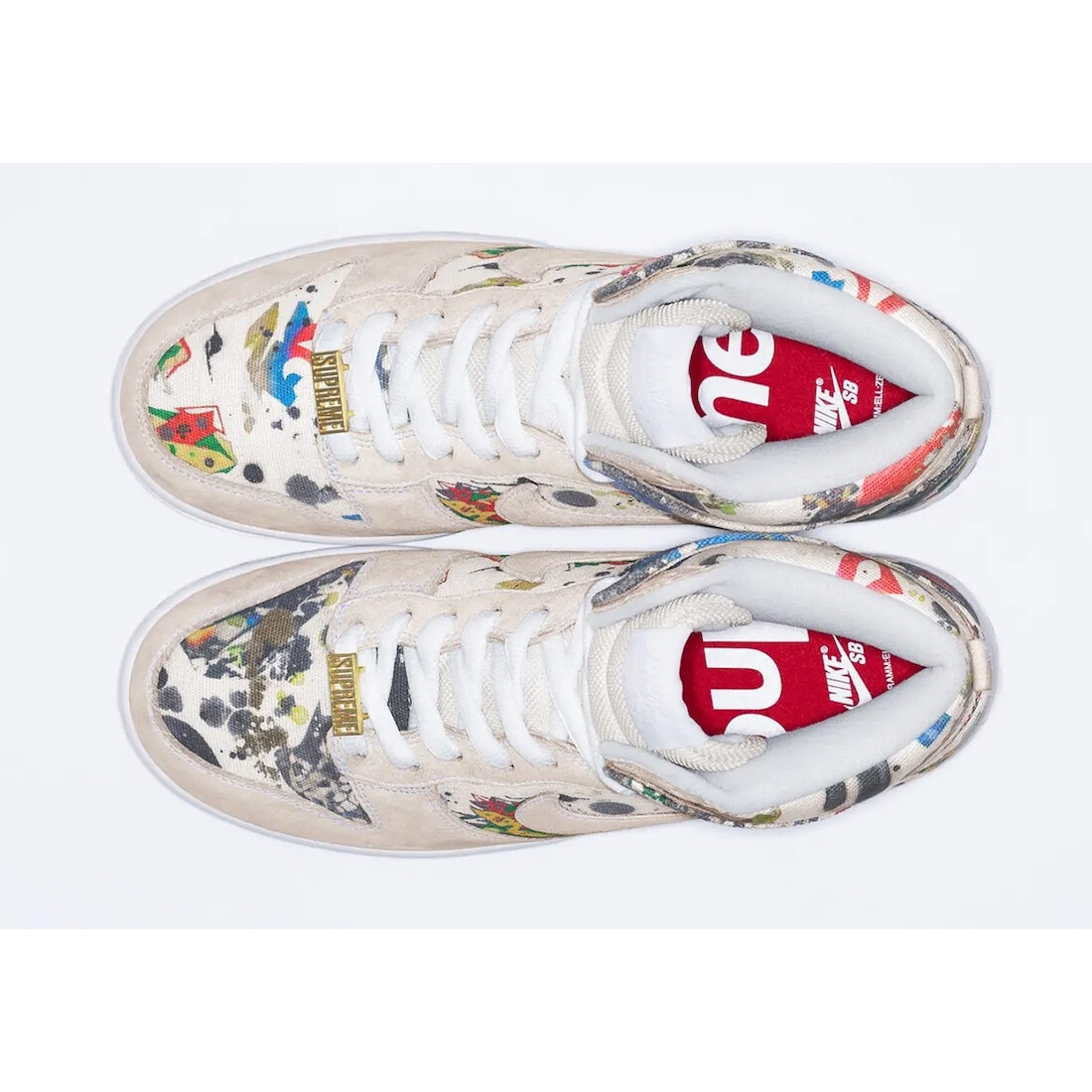 Pantofi Sport, Nike, SB Dunk High Supreme Rammellzee, Multicolor