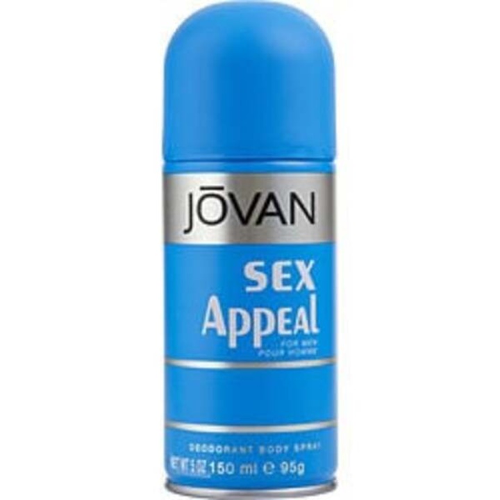 Дезодорант спрей Jovan Sex Appeal, ориенталски, пачули и сандалово дърво, 150 мл