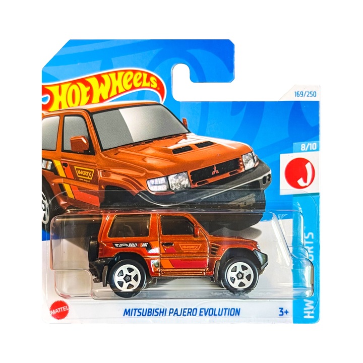 Hot Wheels fémes autó, Mitsubishi Pajero Evolution, 1:64, Aramiu