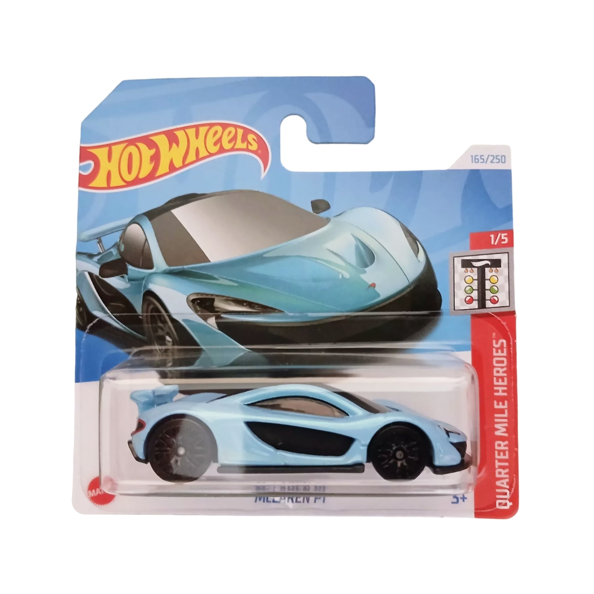 Masinuta Hot Wheels McLaren P1, albastru, 1:64 - Model 2024 - eMAG.ro