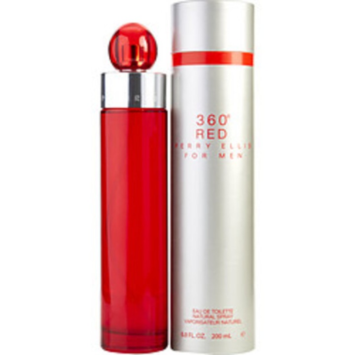 Parfum pentru barbati, Perry Ellis, 360 Red, 6.8 oz, note de portocala si cuisoare