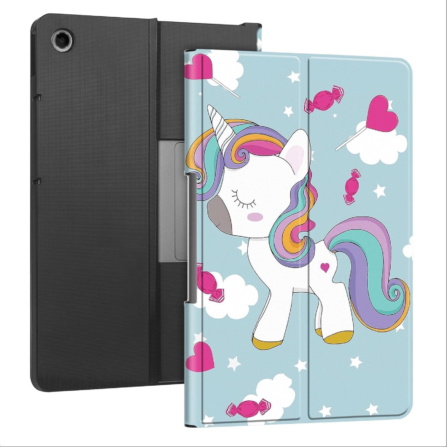 Husa pentru Lenovo Tab Plus 11.5 cu functie wake-up/sleep tip stand unicorn