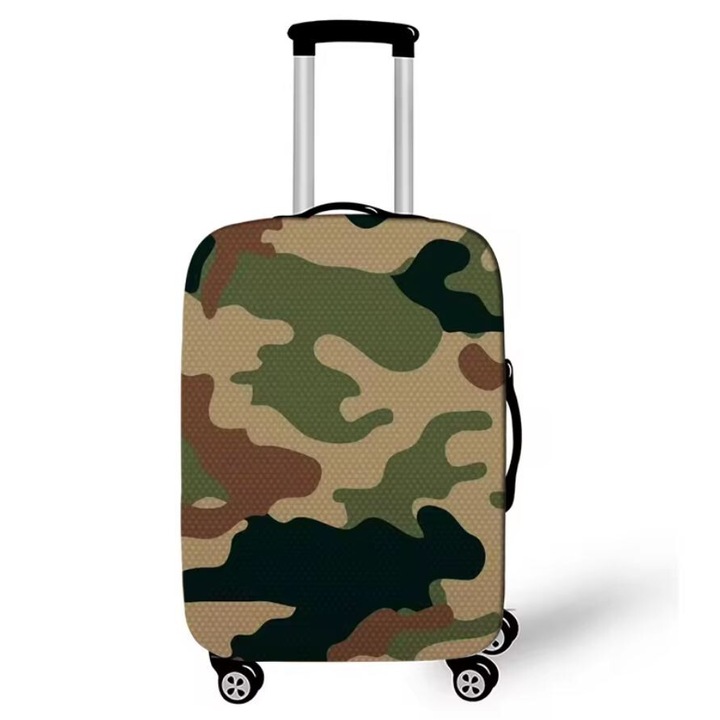 Husa protectie troler model Military, Verde, marimea S