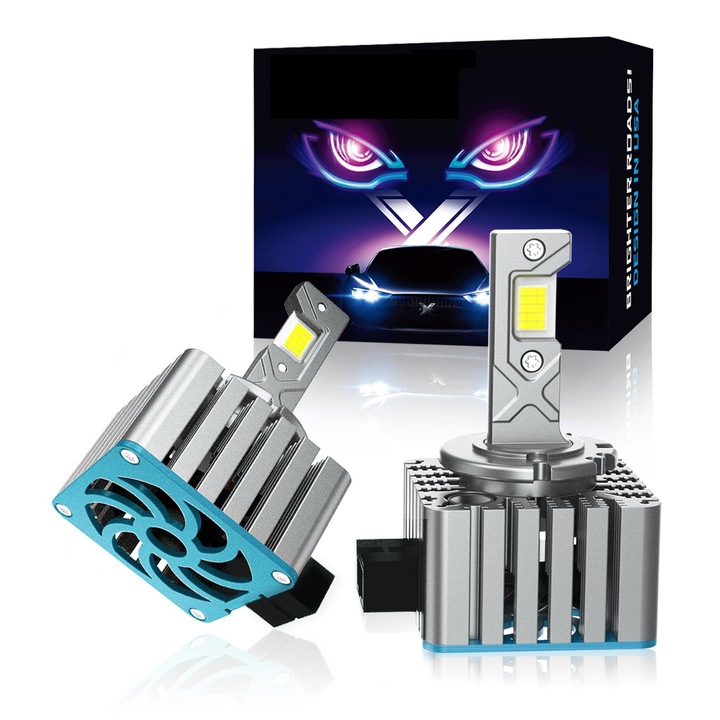 Set 2 becuri LED D1S Apollo D Pro 6500K