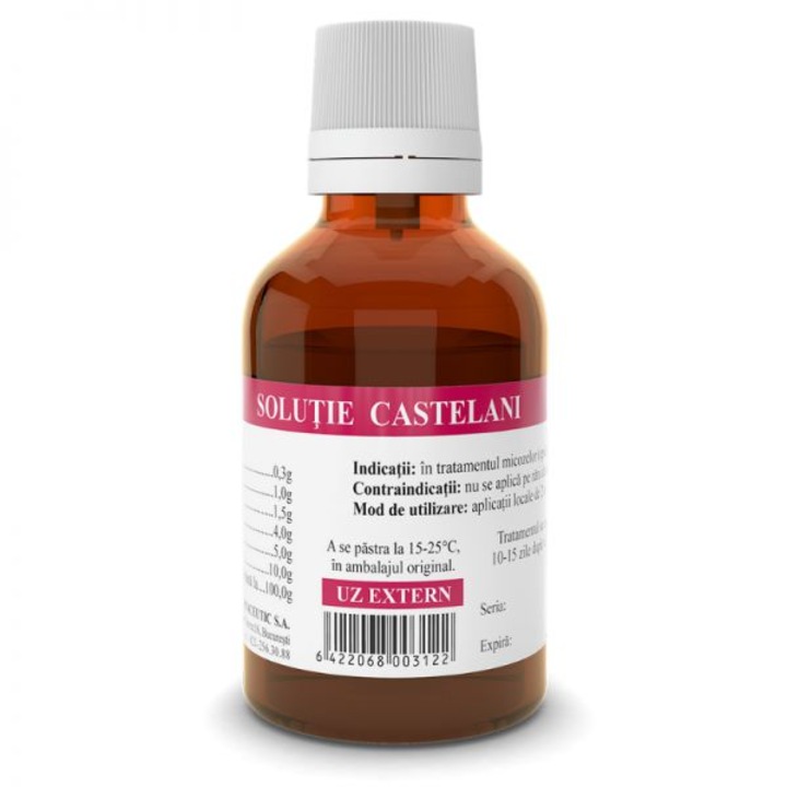 Castelani oldat, gombaellenes, 25 ml, Tis Farmaceutic