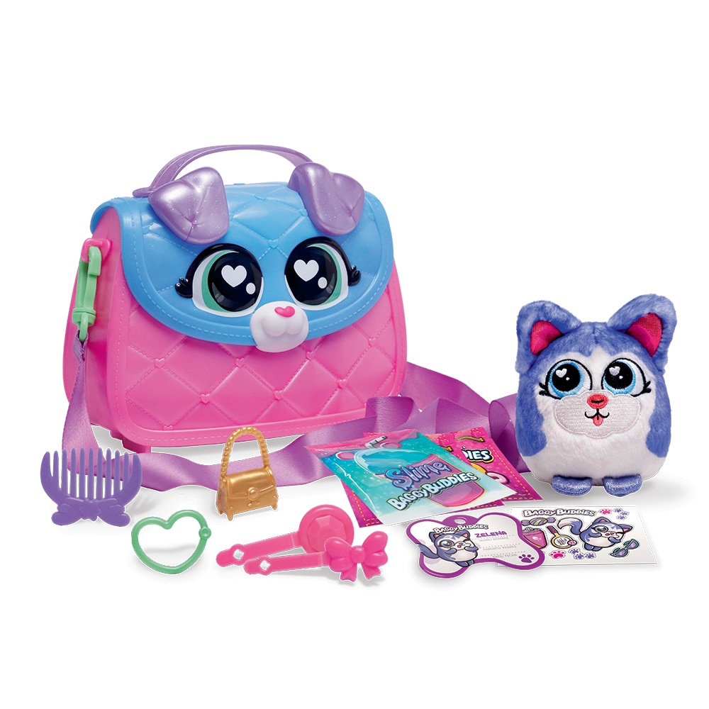 Gentuta Glam Buddies, cu catelus de plus Zelena