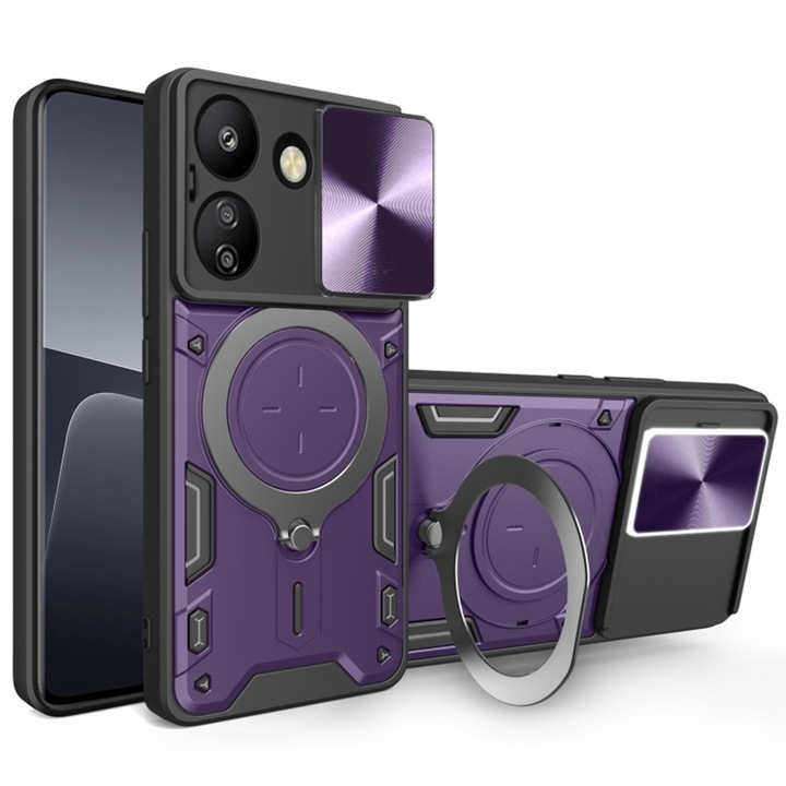 fixGuard CamGuard Pro tok Xiaomi Redmi 13C 4G / Poco C65-höz - Lila