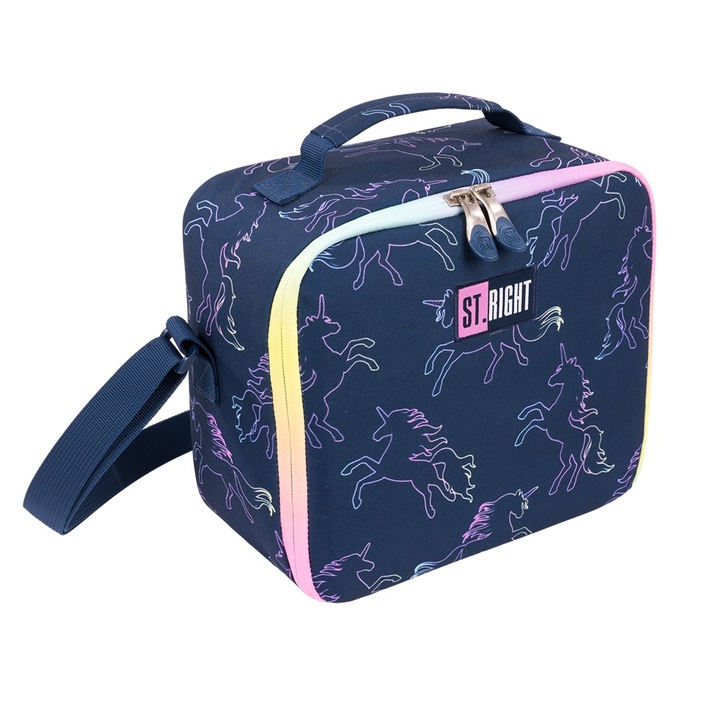 Geanta Umar, St.Right, Compartiment Termic pentru Mancare, Gama Dream Unicorn LB01