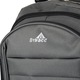 Rucsac scolar, Bivacc, Material: Poliester OXFORD 600D, Impermeabil, 3 compartimente externe, 1 compartiment intern, 3 buzunare, port USB si JACK, Gri