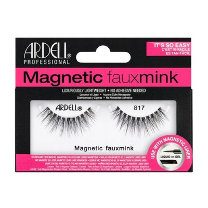 Изкуствени мигли, Ardell, Magnetic Faux Mink 817, черни