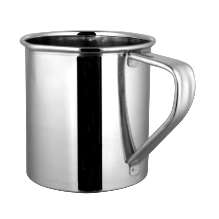 Rozsdamentes acél bögre 7cm, 210 ml, Vanora Home