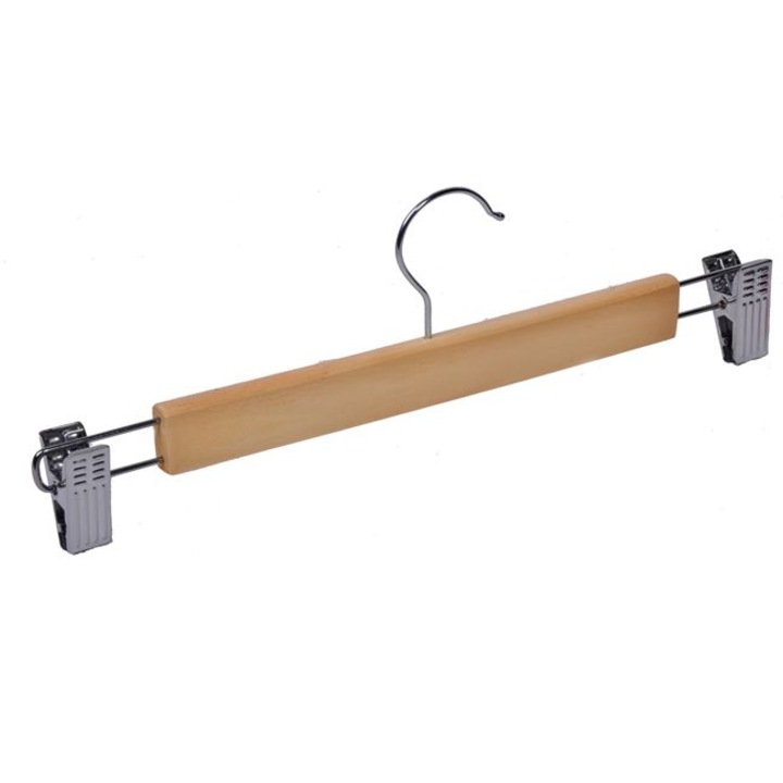 Дървена закачалка за поли 32см