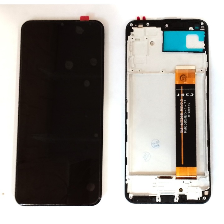 Display ecran cu Touchscreen si Rama compatibil cu Samsung A23 4G, A235, Negru