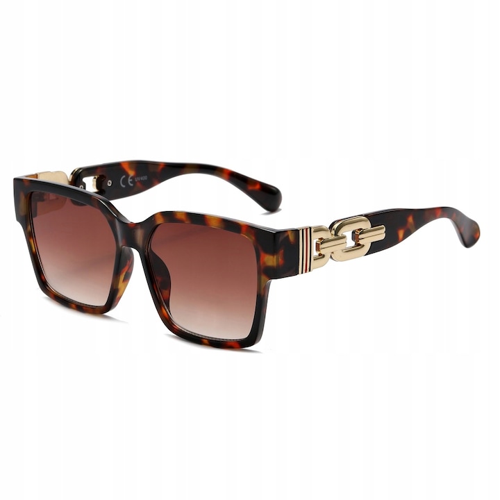 Ochelari de soare dama MAXAIR ST-MAX7A, filtru UV400, design leopard