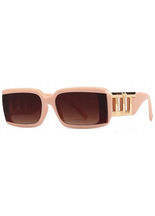 Ochelari de soare dama MAXAIR ST-MAX5D, protectie UV400, roz/auriu, set cu etui si laveta