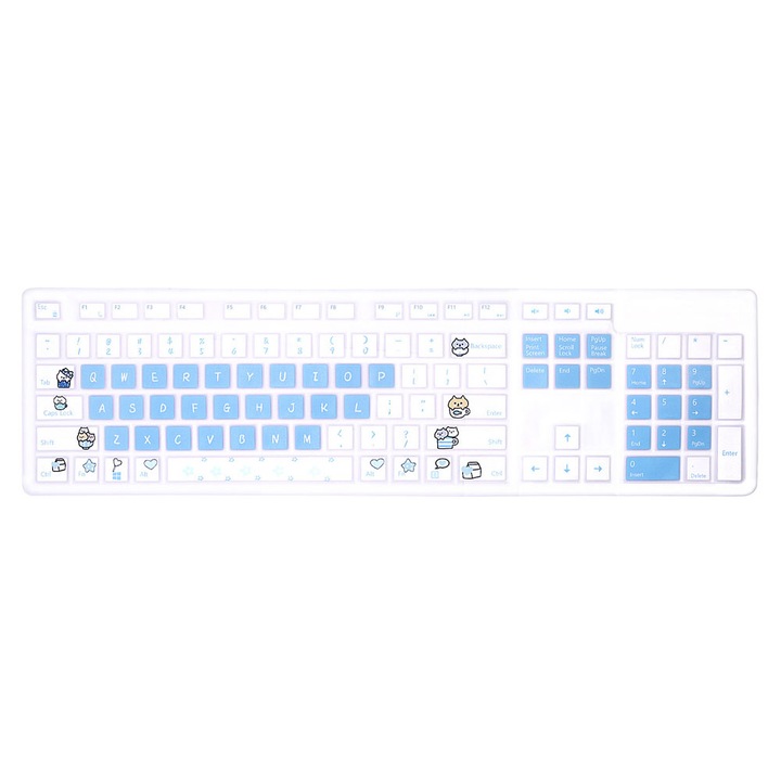 Защитен калъф за клавиатура, Cozevdnt, многоцветен, за Dell Kb216, силикон