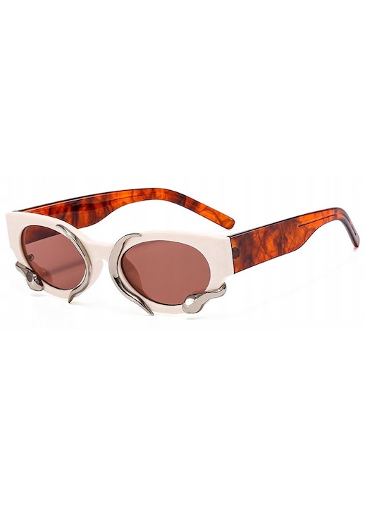 Ochelari de soare dama MAXAIR ST-MAX4B, ovale, filtru UV400, set cu etui si servetel