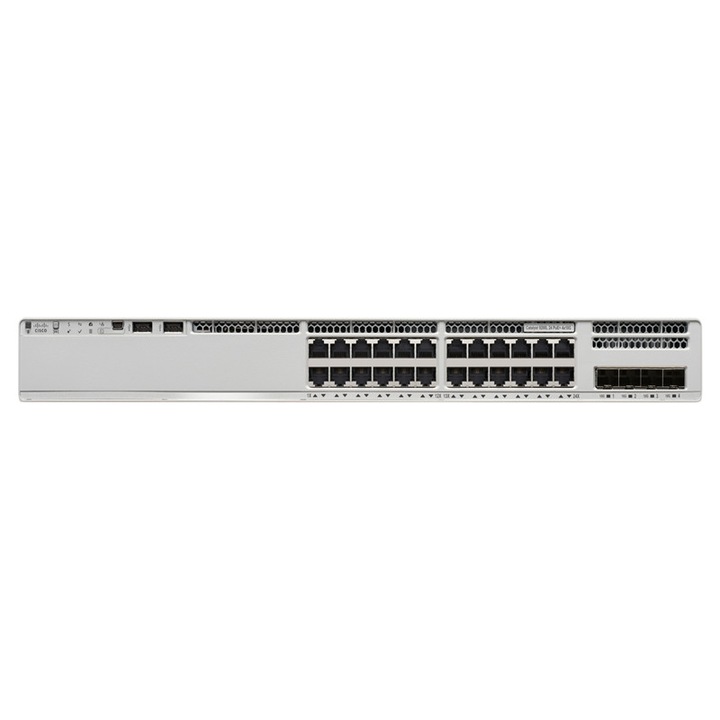 Switch Cisco C9200-24T-E, Catalyst 9200 24 portos csak adatok, Network Essentials