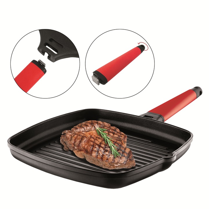 Grill aluminiu turnat Castey 4G-27, 27 x 27 cm