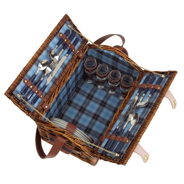 Cos picnic pentru 4 persoane Summertime eMAG.ro