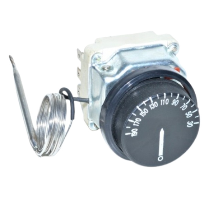 Termostat Trifazic Reglabil din Cupru 0-230˚C, 380V – Control Precise pentru Sisteme Electrice Industriale