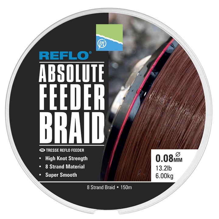 Fir Pescuit, Preston, Reflo Absolute Feeder Braid 150m 0, 12mm