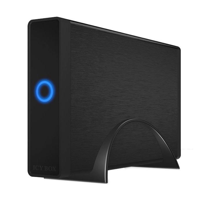 Външна кутия Raidsonic IB-377U3, За 3.5'' SATA хард диск, USB 3.0 и UASP поддръжка, Черна