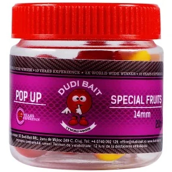 Boilies De Carlig, Pop Up, Dudi Bait, Special Fruits, 10 mm