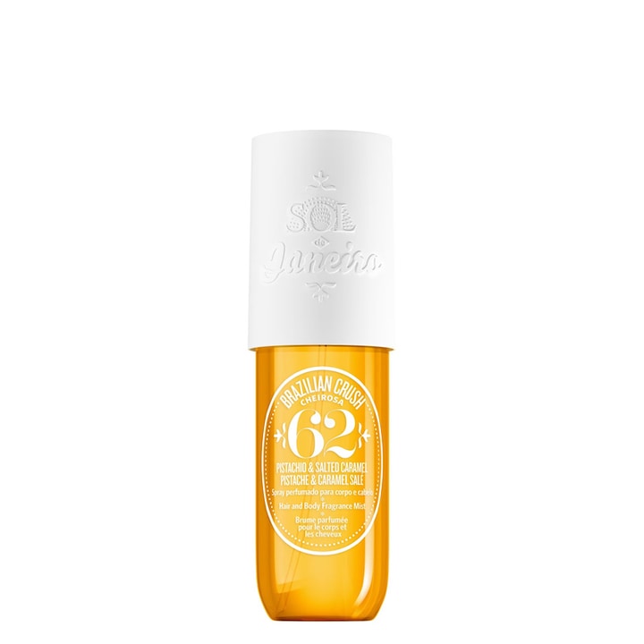 Testpermet Brazil Crush 62, Sol de Janeiro, pisztácia és sós karamell, 90 ml