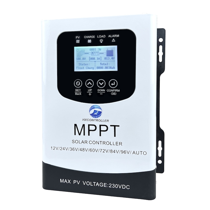 Контролер за зареждане на соларна система MPPT, 230VDC, 60A, Фотоволтаичен регулатор PV за зареждане на 12V 24V 48V 60V 72V 84V 96V Lifepo4 литиева гел оловно-киселинна батерия