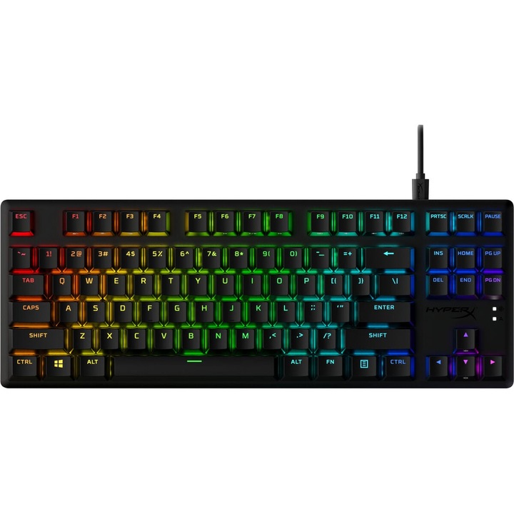 Hyperx 639N7AA#ABE Qwerty испанска клавиатура черна