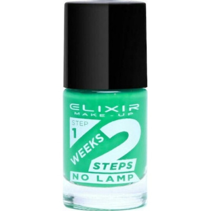 Oja Elixir 788 Tiffany Blue, efect gel, baza de unghii, 11ml