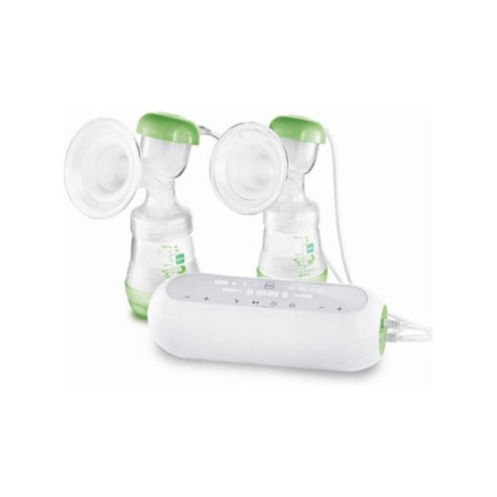 Pompa san, MAM, Double Breast Pump, electric si manual, 160ml, 2 recipiente