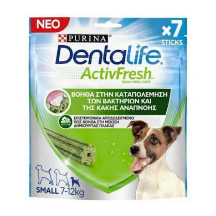 Sticksuri pentru caini PURINA, Dentalife Activfresh, pentru respiratie proaspata