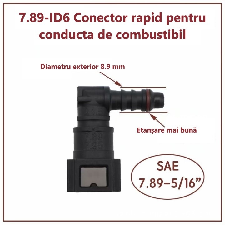 Set 3 Conectori Combustibil Super Trends® Universali 7.89 mm ID6 Pentru ...
