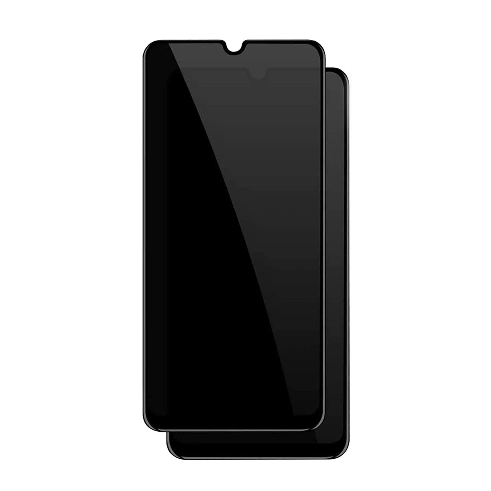 Folie protectie din sticla Privacy, compatibila cu Samsung Galaxy A12, full cover, full glue, case friendly