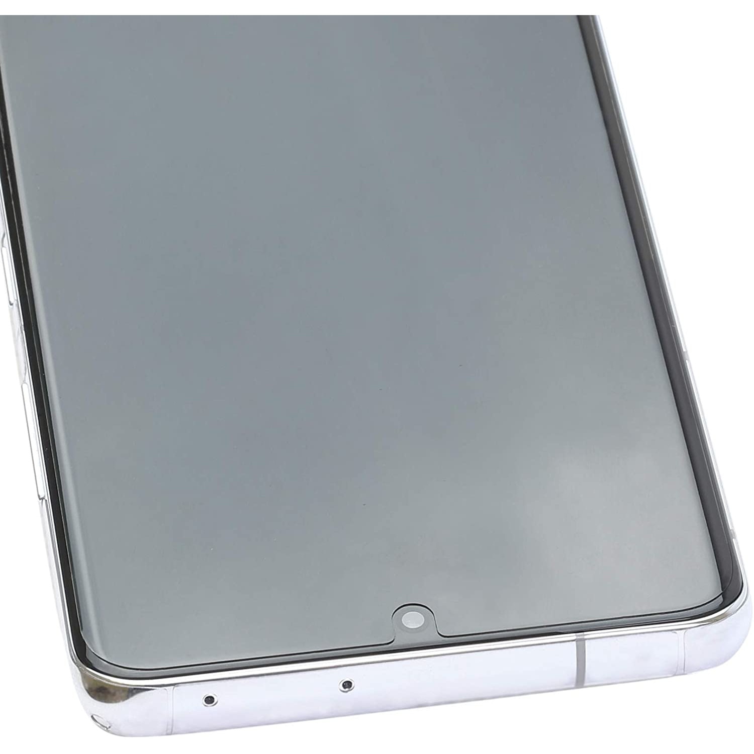 Folie de protectie ecran din silicon, TPU, Perfect fit, compatibila cu Samsung Galaxy S21 Ultra, acopera tot ecranul, transparenta, ISAG