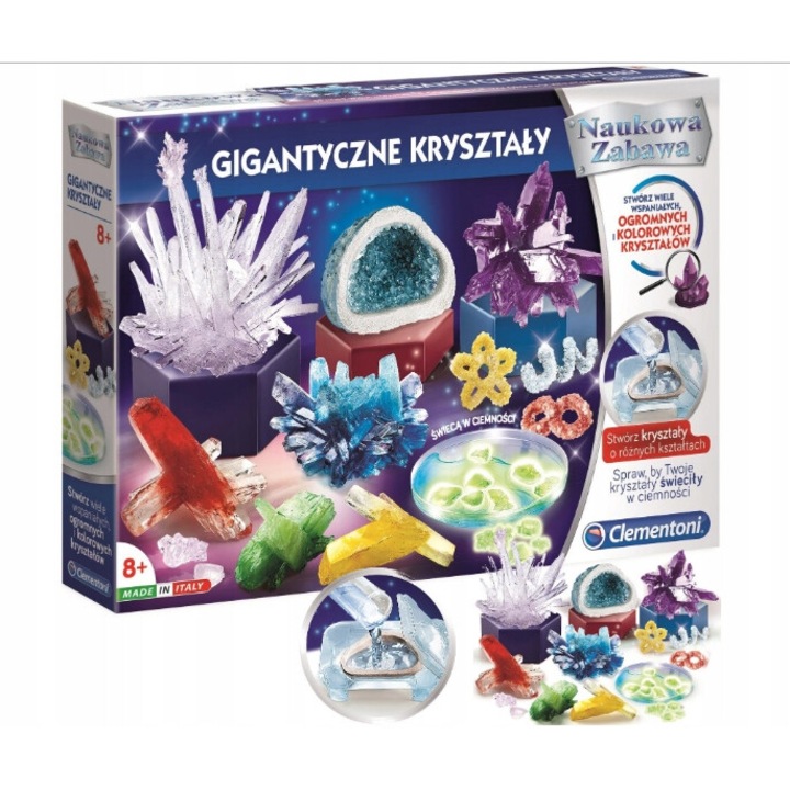 Set de joaca, Clementoni, Cristale, Multicolor