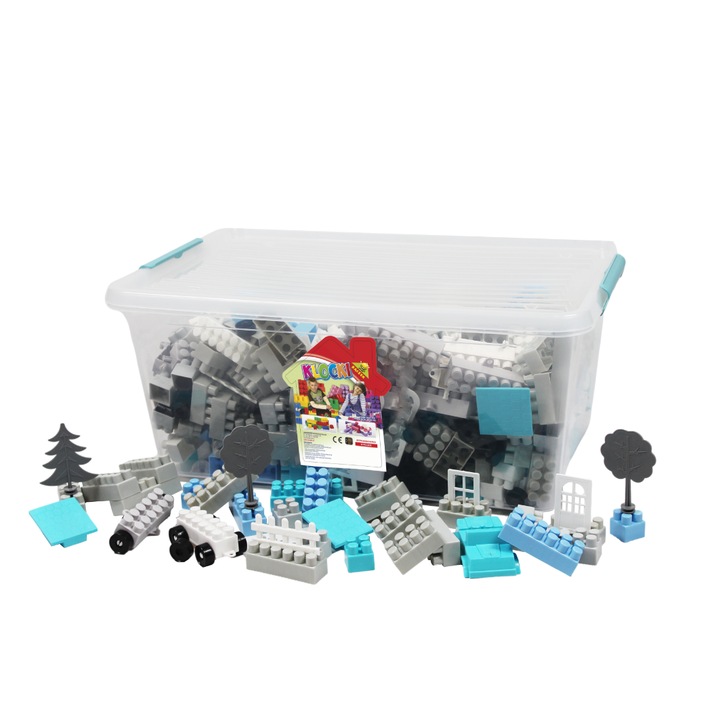 Конструктор Baczek, 500 части, многоцветен, 42x35x33 см