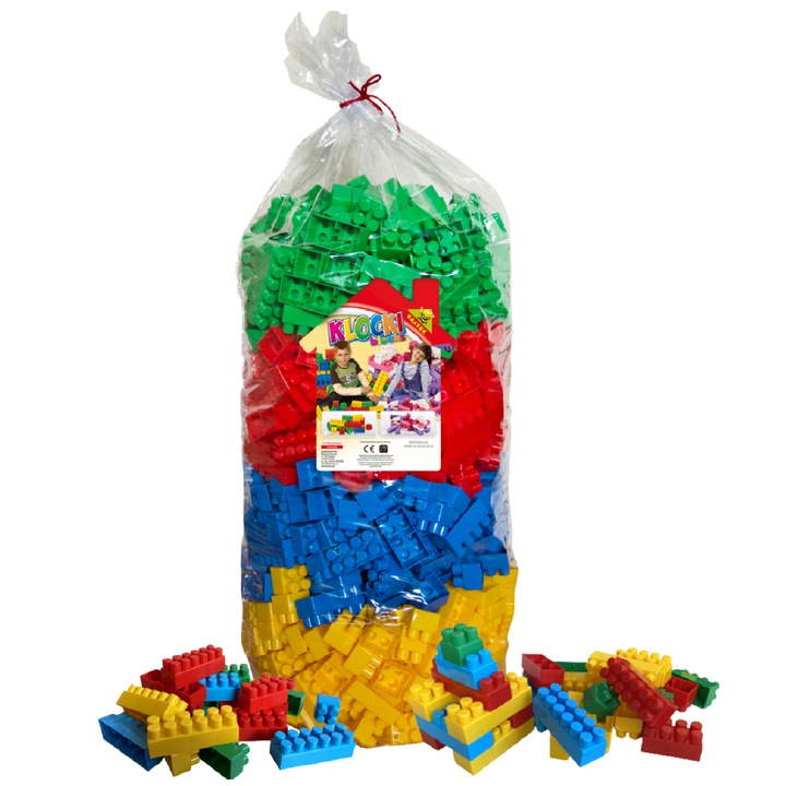 Baczek építőkészlet, 28mm, többszínű, 60x30x30cm, 640 db