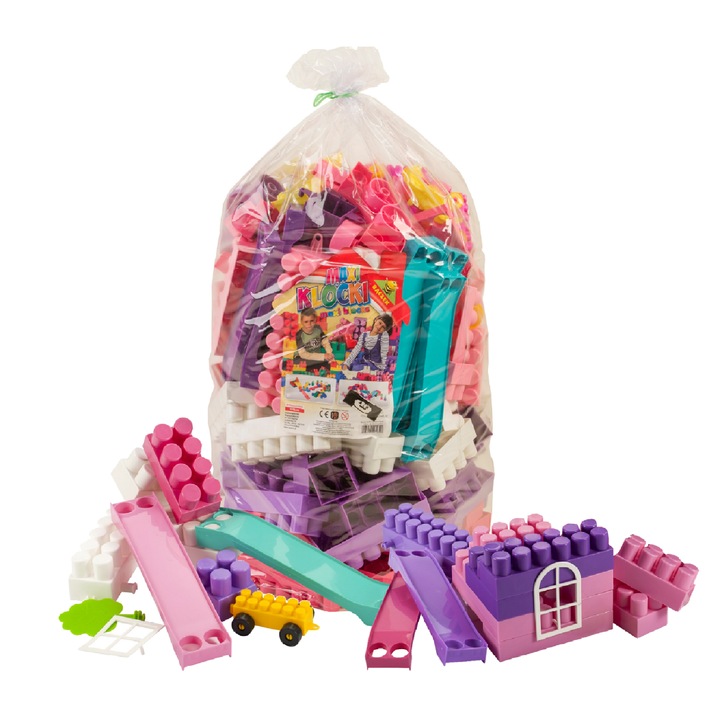 Комплект кубчета за конструиране Baczek MAXI Giant, Multicolor