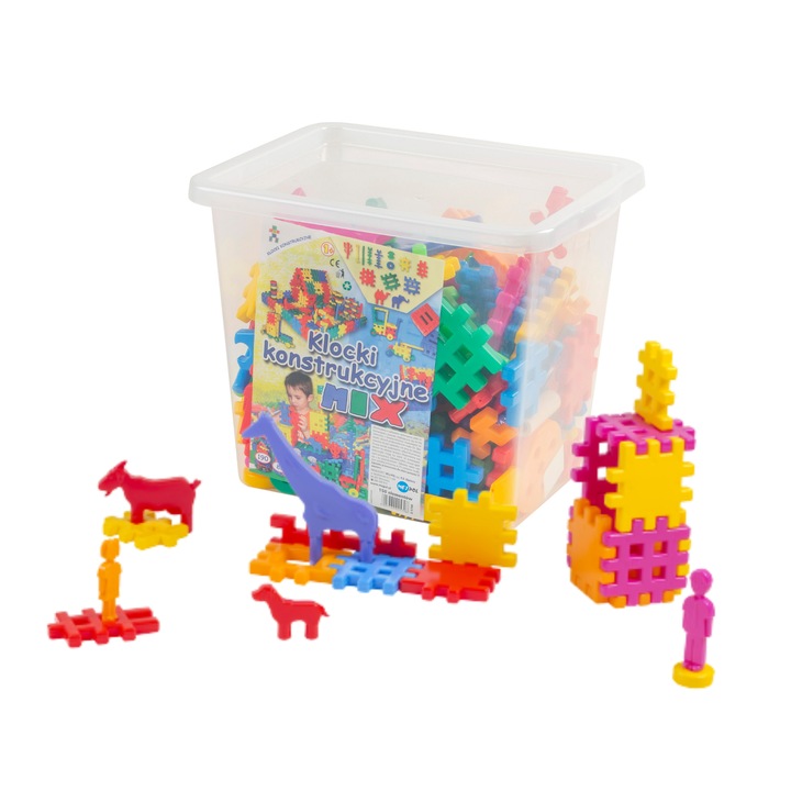 Конструктор Baczek, 150 части, 42x35x32 см, 3+ години