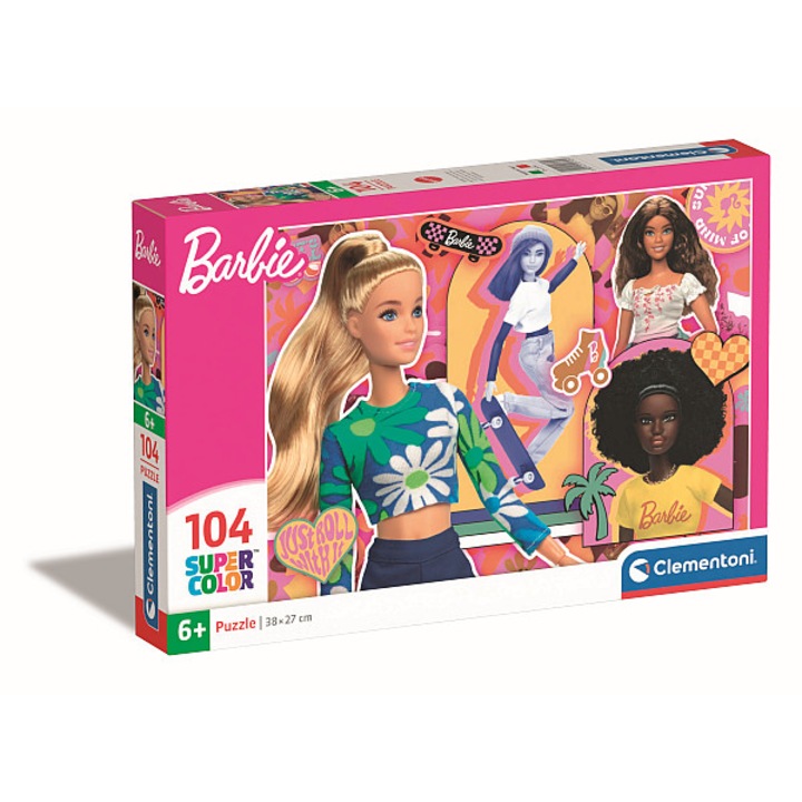 Clementoni Barbie puzzle 104 db-os - Roll with it