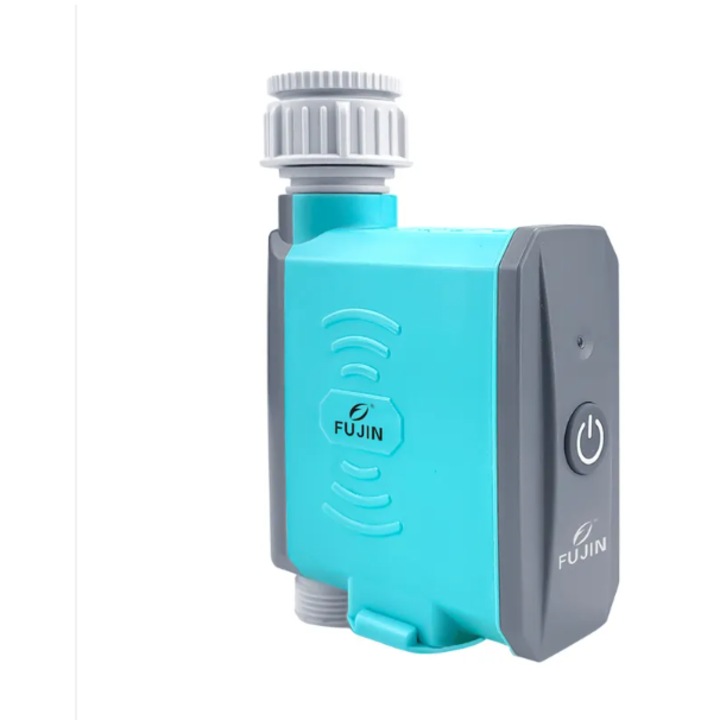 Programator smart automat pentru irigatii/udare Bluetooth, D&K, control prin aplicatie SmartLife, automat sau manual, racord 3/4 si adaptoare1/2, functionare cu baterii, negru