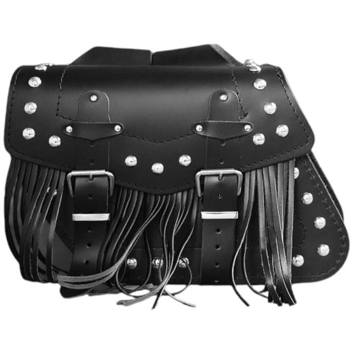 Genti moto din piele naturala neagra 131C – set 2 buc, rezistente, elegante, cu intarituri, ideale pentru orice calatorie pe motocicleta