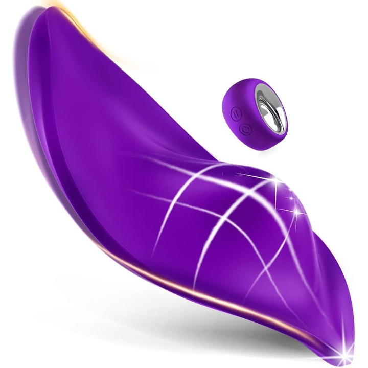 MYCREATMO hordozható vibrátor, ultravékony, orvosi szilikon, 12 vibrációs mód, vízálló, vezeték nélküli távirányító, többszínű