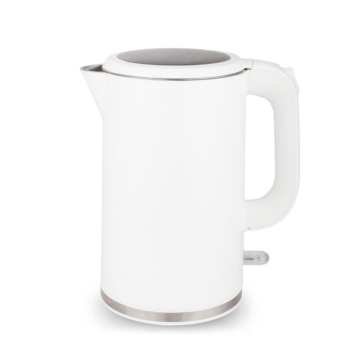 Fierbator Kumtel HMK-04WH, 1,7l, 2200W, inox, oprire automata, alb