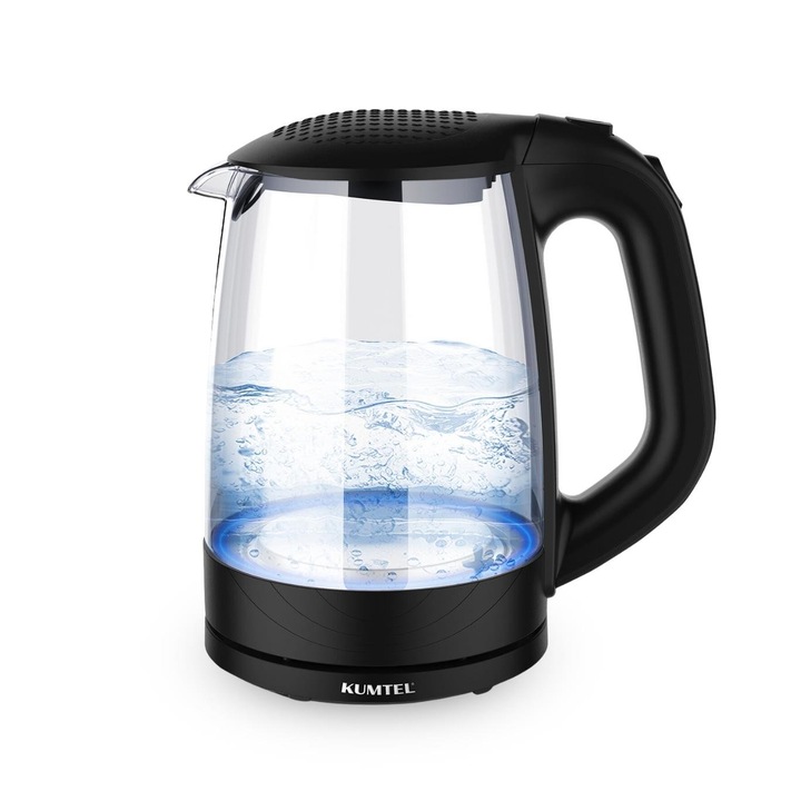 Ел. кана Kumtel HMK-03, 2л, 2200W, автоматично изключване, подвижен филтър, черен