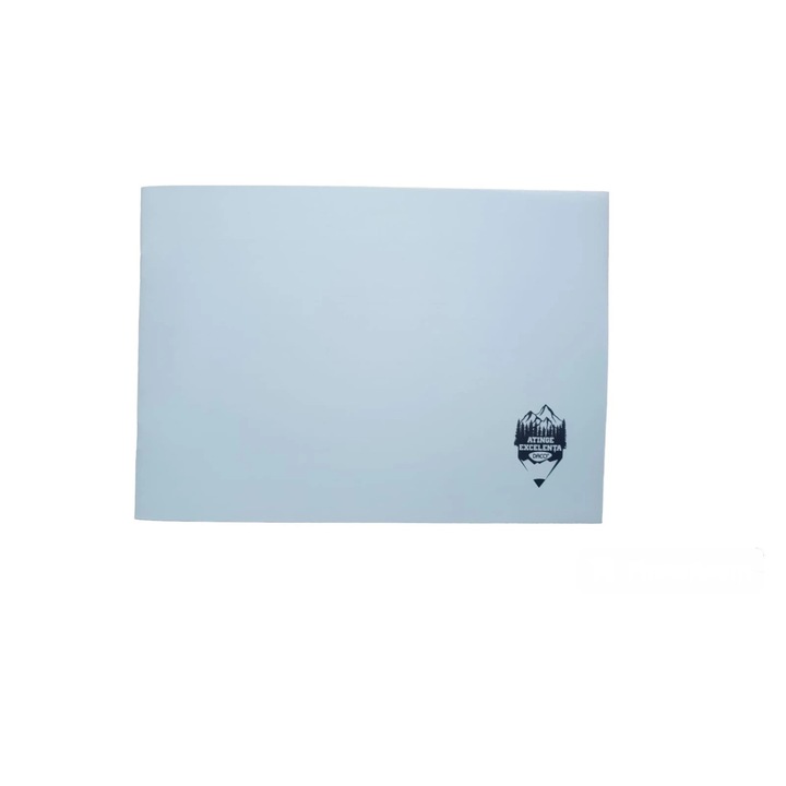 Caiet Daco geografie A4 24 file capsate, coperta plastic albastra, liniatura dictando si velin